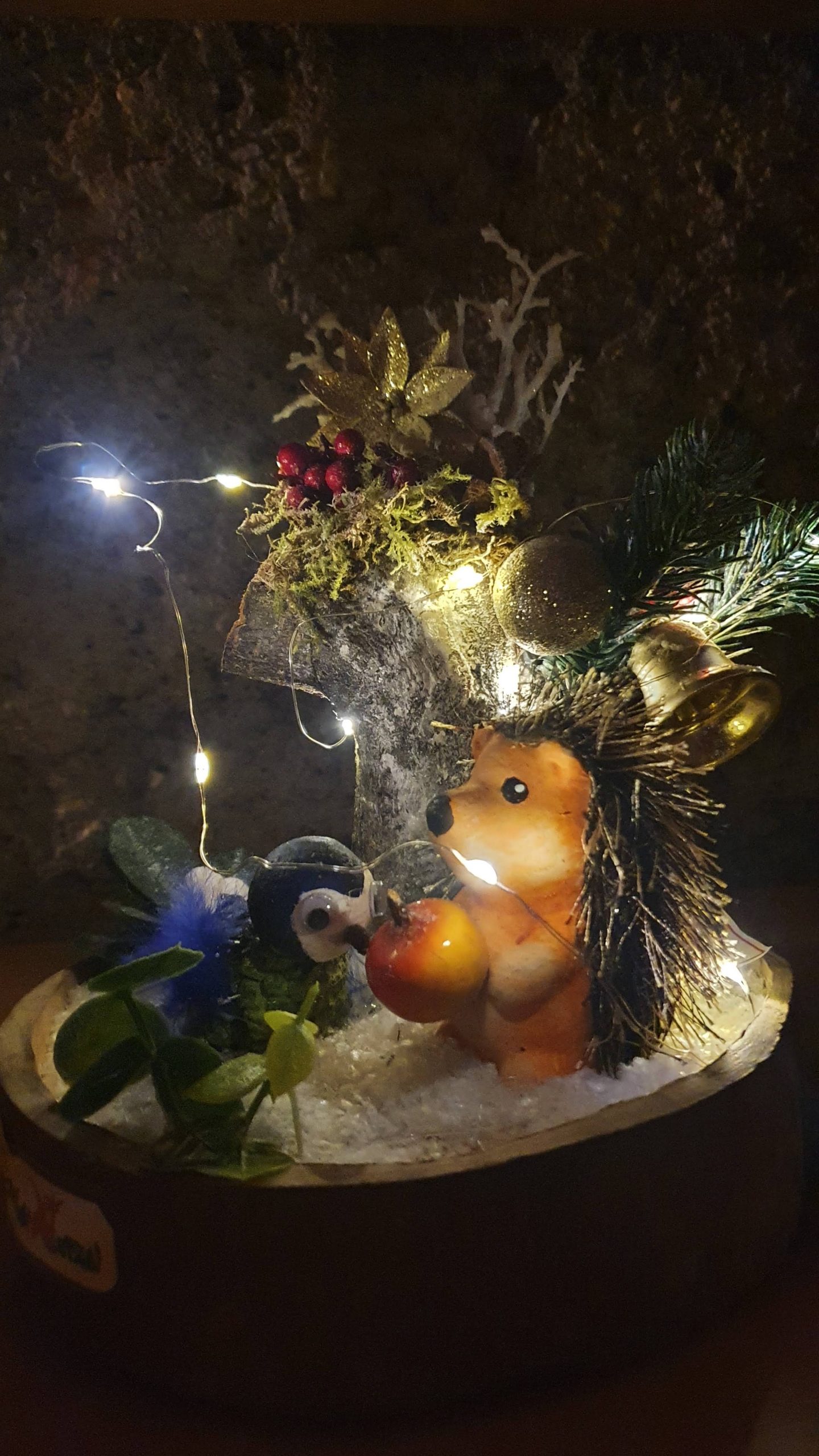 Igel und Vögelchen Wurzel